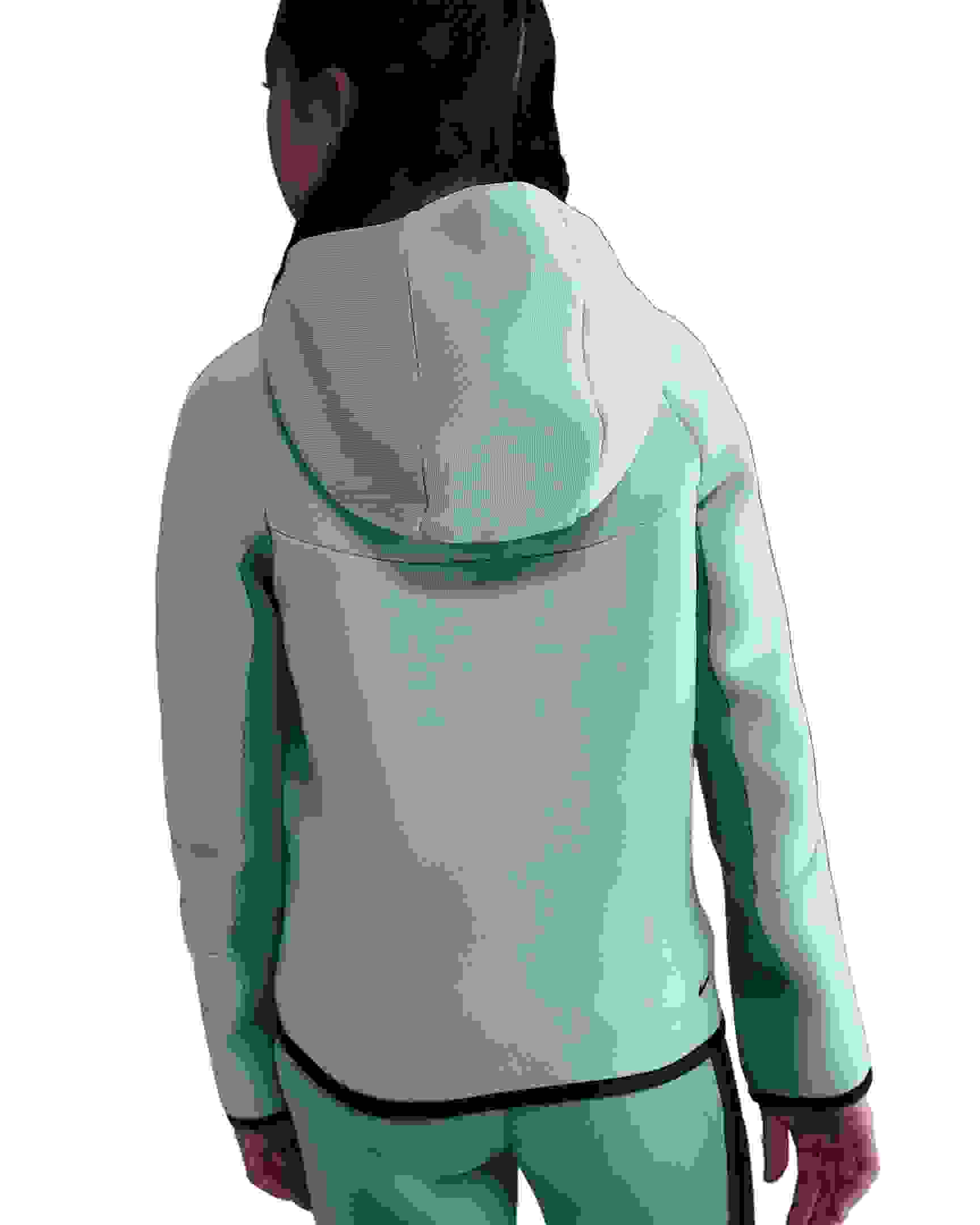 Nike Sportswear Tech Fleece Big Kids' Lt Silver/Cannon/Black Full-Zip Jacket